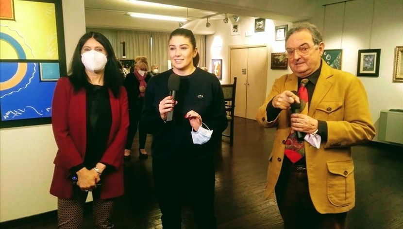 da sx: Elisa Marianini, Cristina Becchi, Fabrizio Borghini