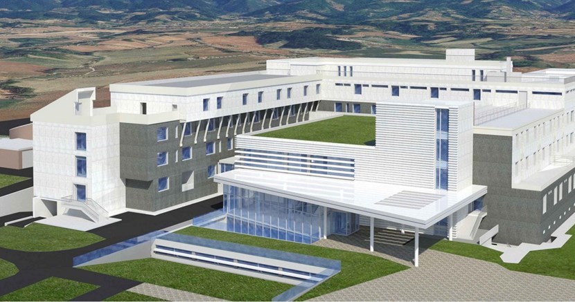 Uno dei rendering dell'ospedale del Mugello