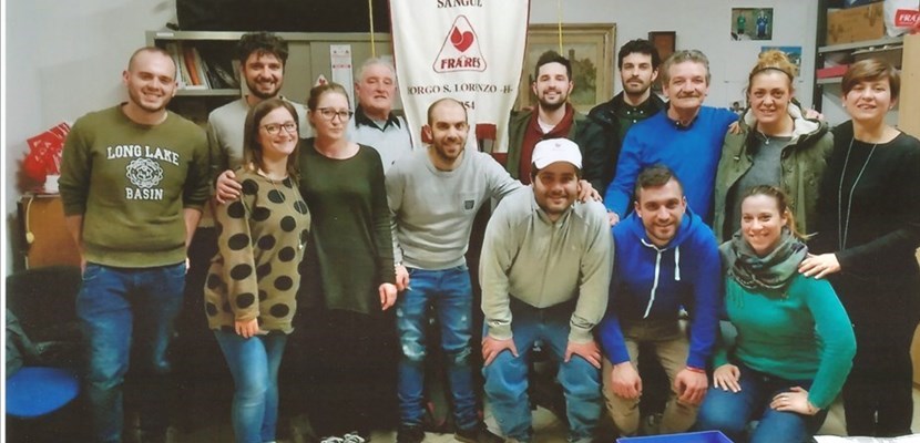 Foto di repertorio: Emilio Sbarzagli nuovo presidente, il terzo da destra in piedi.