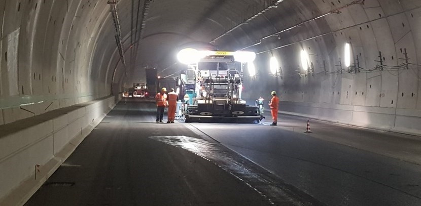 Lavori in corso nella galleria Santa Lucia