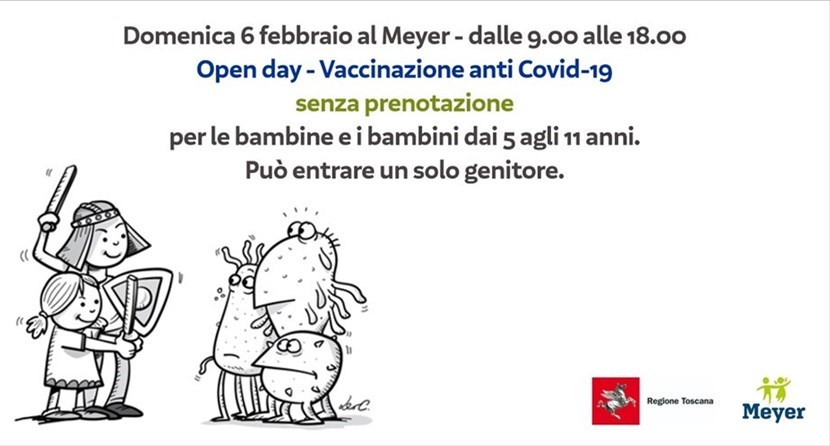 Vaccinazioni per bambini al Meyer