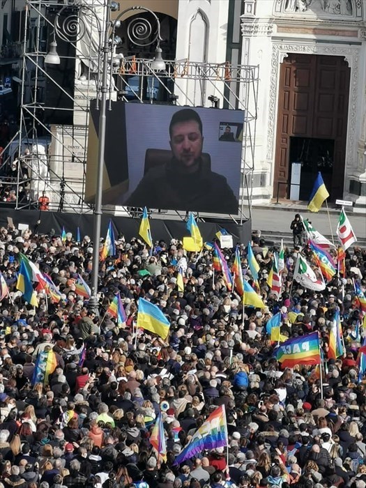 La grande manifestazione di Firenze