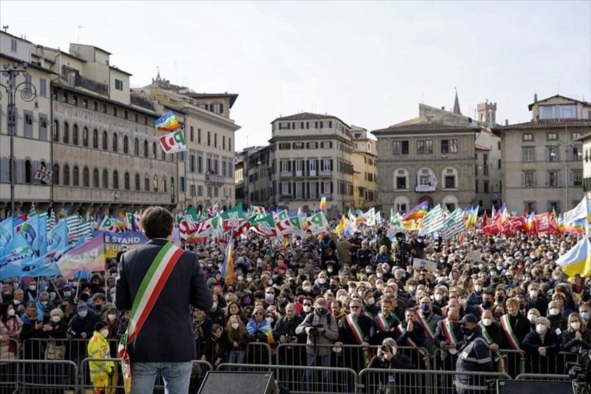 La grande manifestazione di Firenze