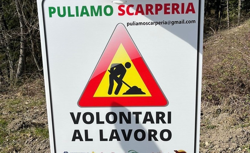 Volontari al lavoro