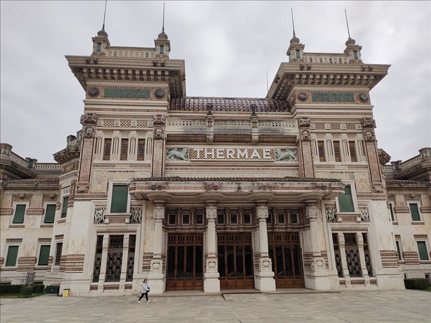 L’ingresso principale delle Terme “Berzieri”