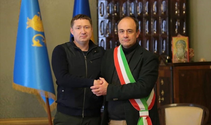 Moschetti a Leopoli ha incontrato il governatore e consegnato la lettera di Giani