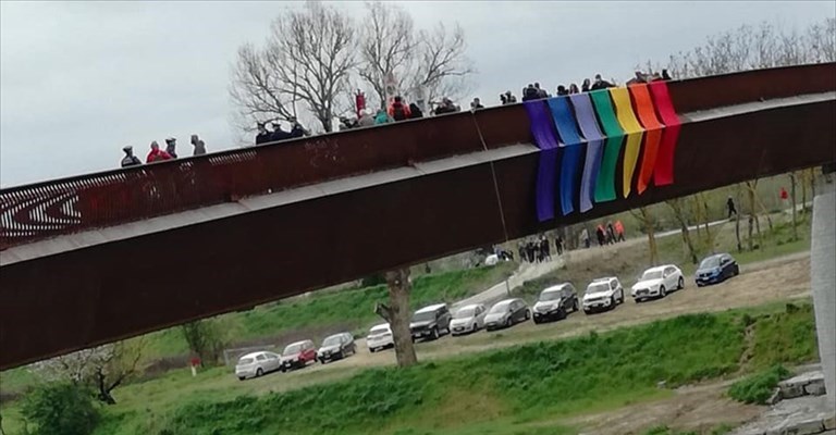 l'inaugurazione della passerella