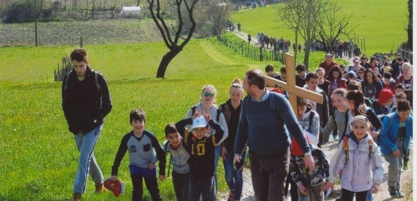 Una Via Crucis degli anni prima della pandemia