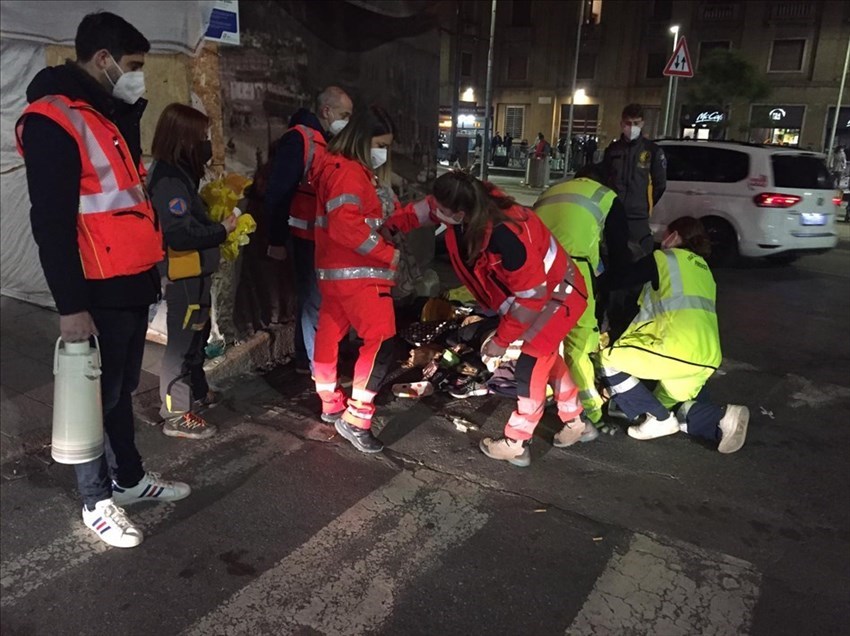 I volontari in azione per emergenza freddo