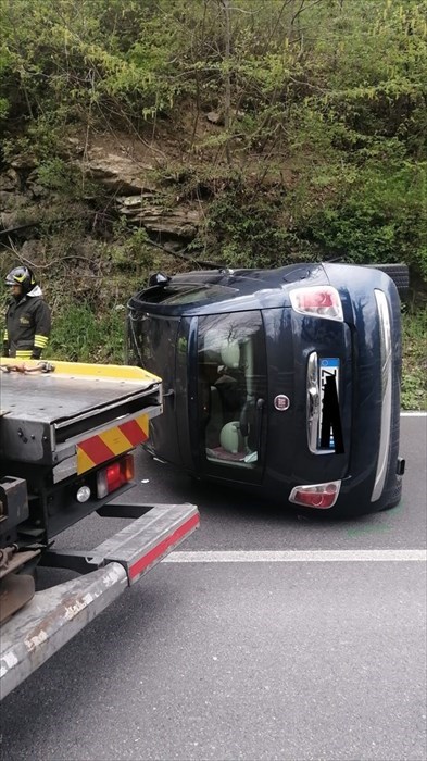L'auto incidentata