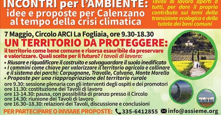 Il programma della giornata.