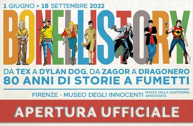 Bonelli Story. Da Tex a Dylan Dog, da Zagor a Dragonero: la mostra del fumetto a Firenze.
