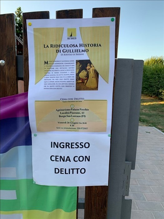 Cena con delitto presso Palazzo Vecchio