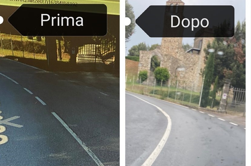 Statale 65. Tutta striscia continua da Le Maschere a Montecarelli. Una lettrice: "Siamo prigionieri"