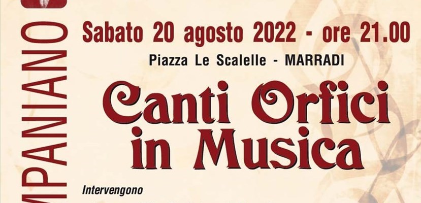 Canti Orfici in musica