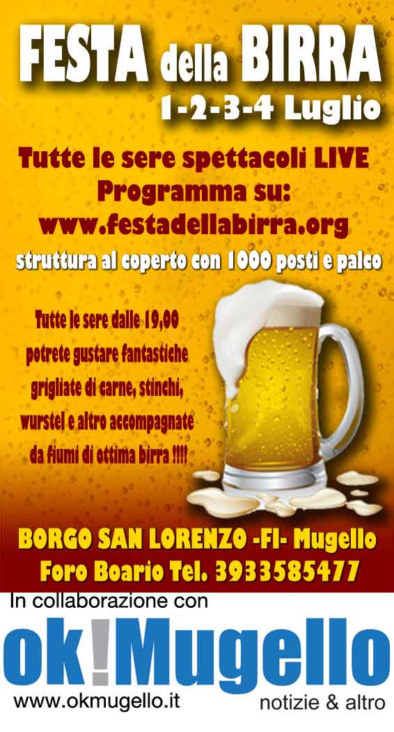 Borgo: Il programma della Festa della Birra