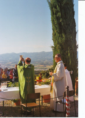 Il nuovo tabernacolo della Madonnina ad Arliano