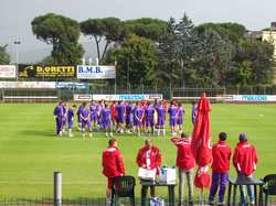 San Piero, arrivata la Fiorentina. Inizia il ritiro