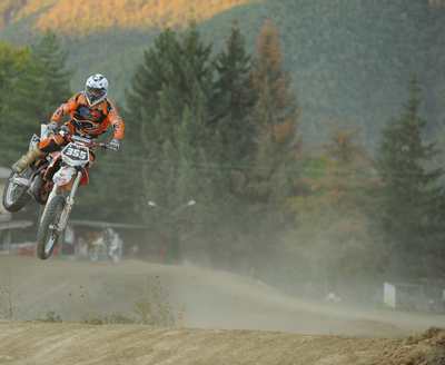 Motocross. Il Campione toscano si allena a Polcanto, le foto