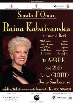 Tutto pronto per Raina Kabaivanska. Le info...