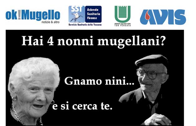 Hai 4 nonni Mugellani? Gnamo Nini e si cerca te.