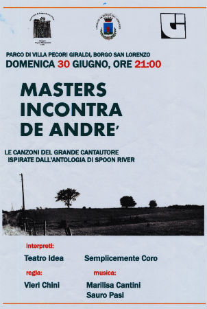 Masters incontra De Andre’ a villa Pecori Giraldi