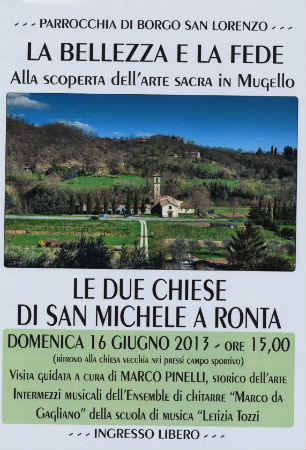 La bellezza e la Fede. Domenica appuntamento a Ronta...
