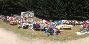 Ronta. 340 persone al Ferragosto alla Capanna di Marcone. Foto...