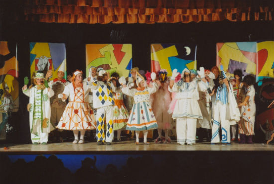 Borgo. Grande successo del gruppo La Caldana