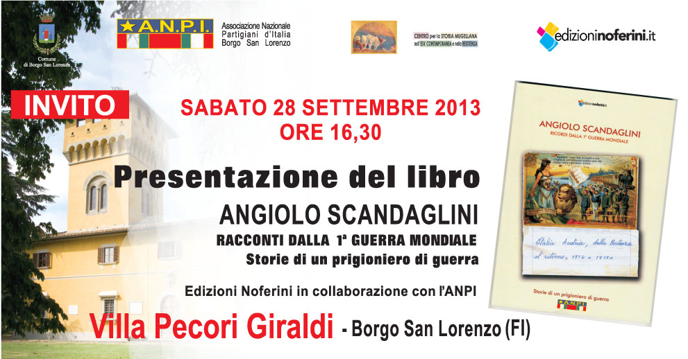 Borgo. Racconti della prima Guerra Mondiale, sabato a Villa Pecori