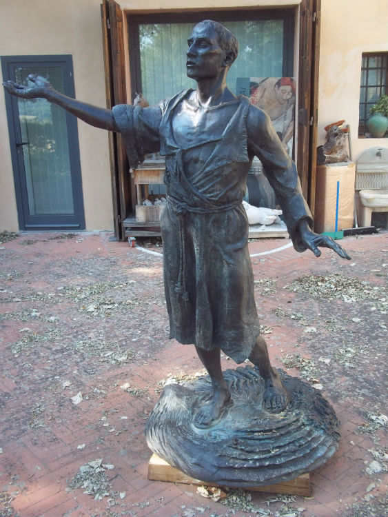 A Castelfiorentino la statua di San Francesco di Niccolò Nicccolai