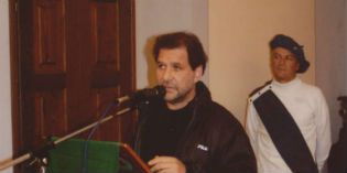 Bruno Confortini. Lo scrittore vicchiese presenta il libro a Firenze