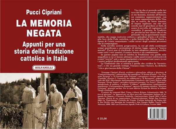 La 'Memoria negata'. Giovedì a Firenze presentazione del libro