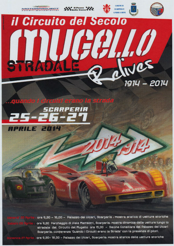 1914 – 2014. Cento anni del circuito del Mugello. Eventi a Scarperia