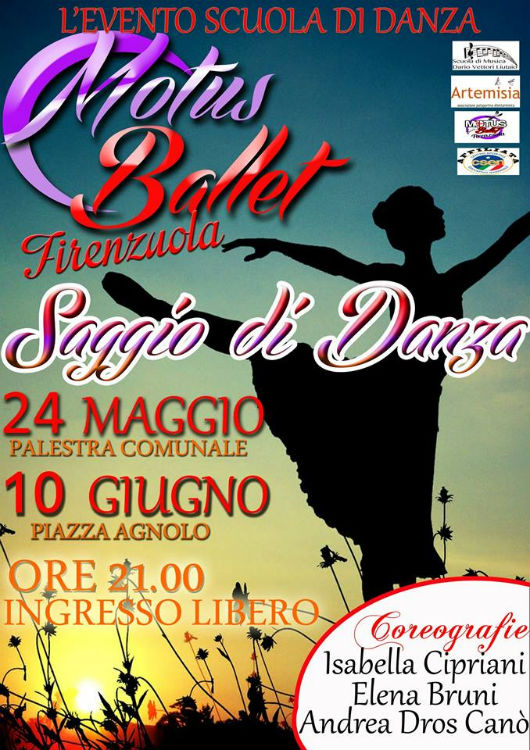Firenzuola. Martedì 10 spettacolo di danza in Piazza Agnolo