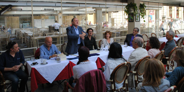 Marradi.  Premiazione alle “Giubbe Rosse” centenario Canti Orfici