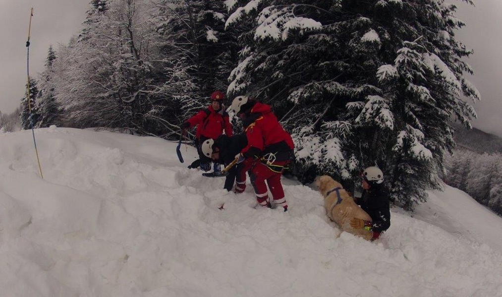 Valanga sul Monte Falco. Un ferito, ed un cane disperso