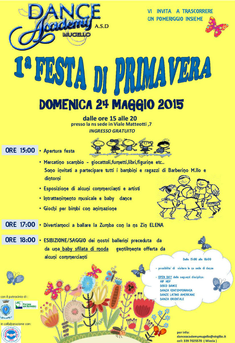 Barberino. Fiera di primavera alla A.S.D. Dance Accademy