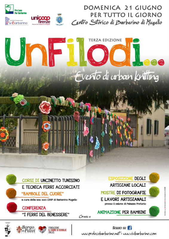 Il centro si riveste (davvero). Arriva la terza edizione di “Un filo di…”