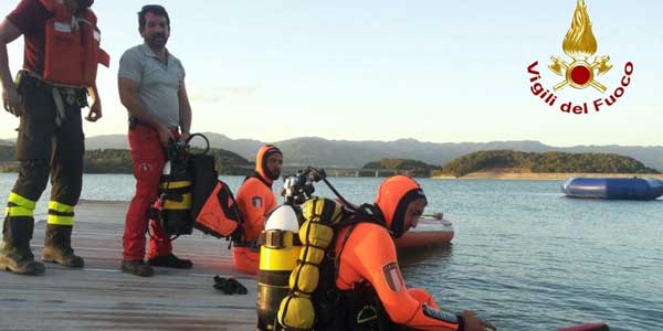 Aggiornamenti sul disperso a Bilancino. Le foto