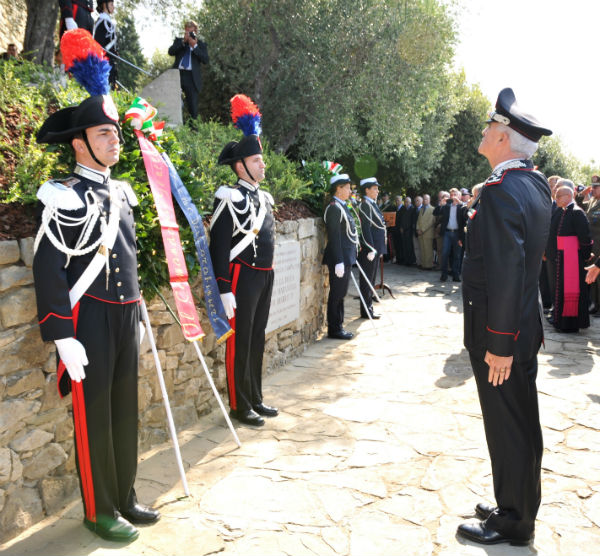 Carabinieri martiri. Cronaca della cerimonia di Fiesole