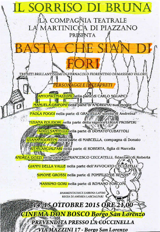 Una commedia per il Sorriso di Bruna