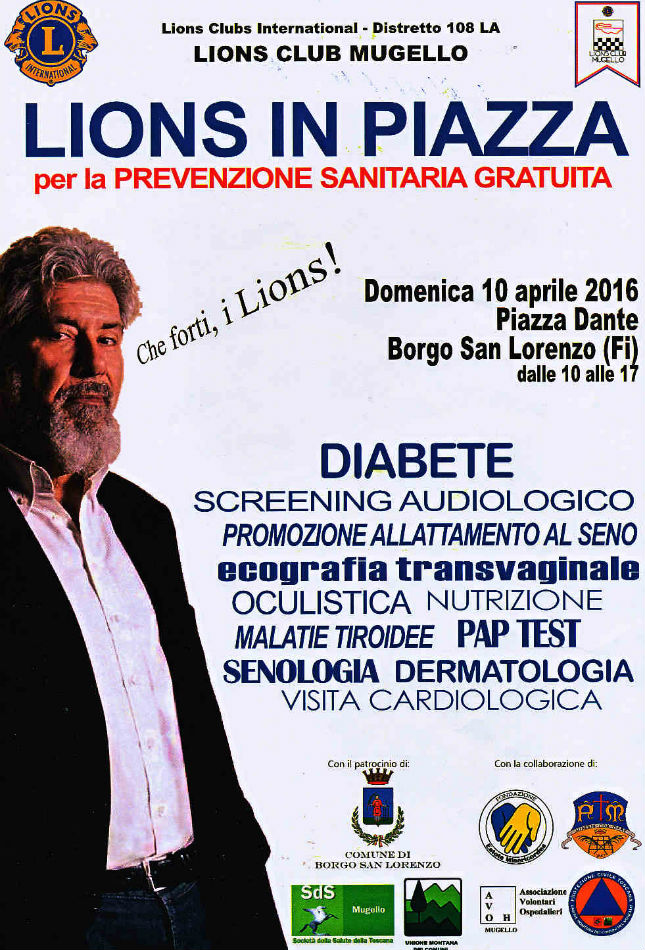 Lions Day medici in piazza