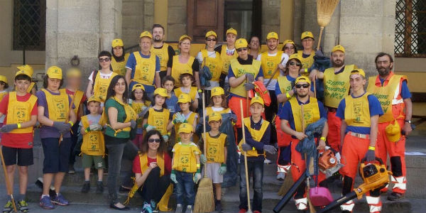 Invasione di casacche gialle a pulir Marradi