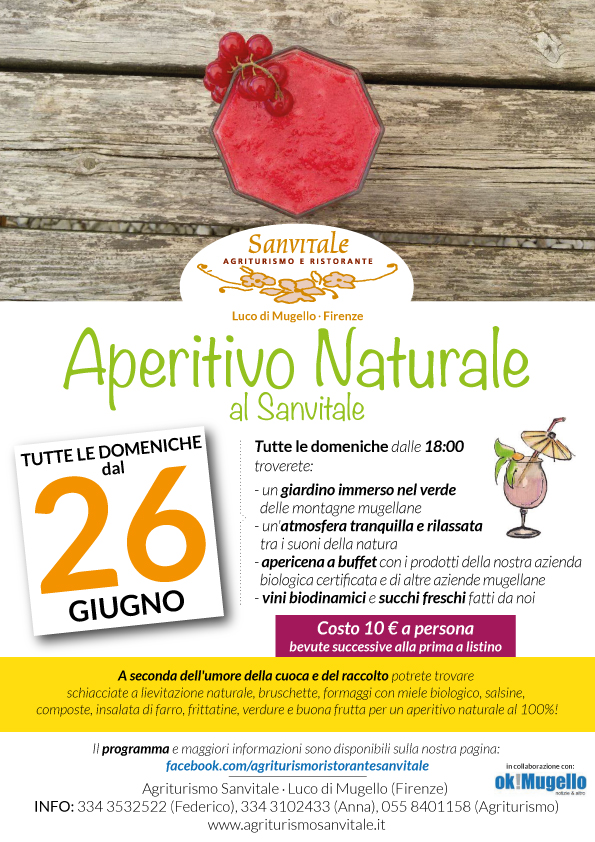 Aperitivo Naturale al Sanvitale