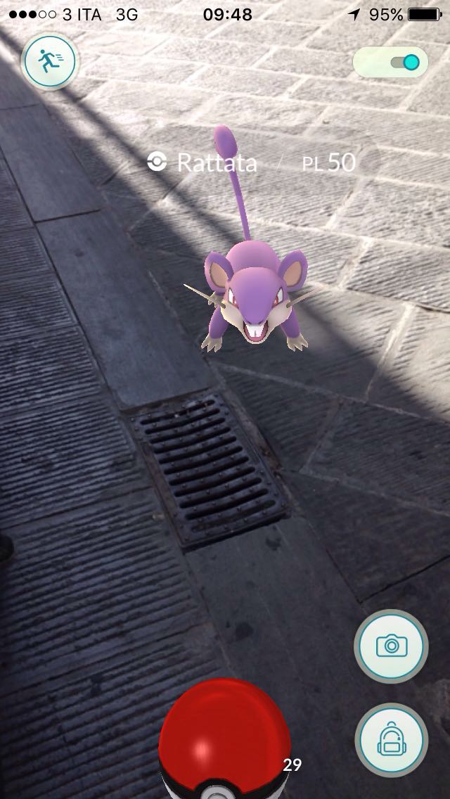 Le fogne di Borgo 'infestate' dai Pokemon Rattata? Una cattura