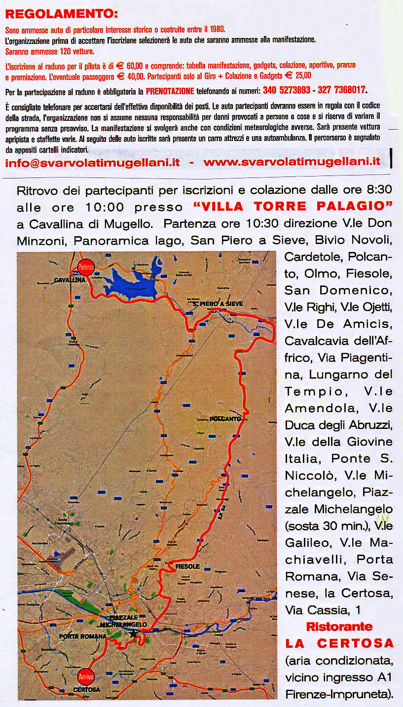 16° Raduno auto d’ epoca a Cavallina