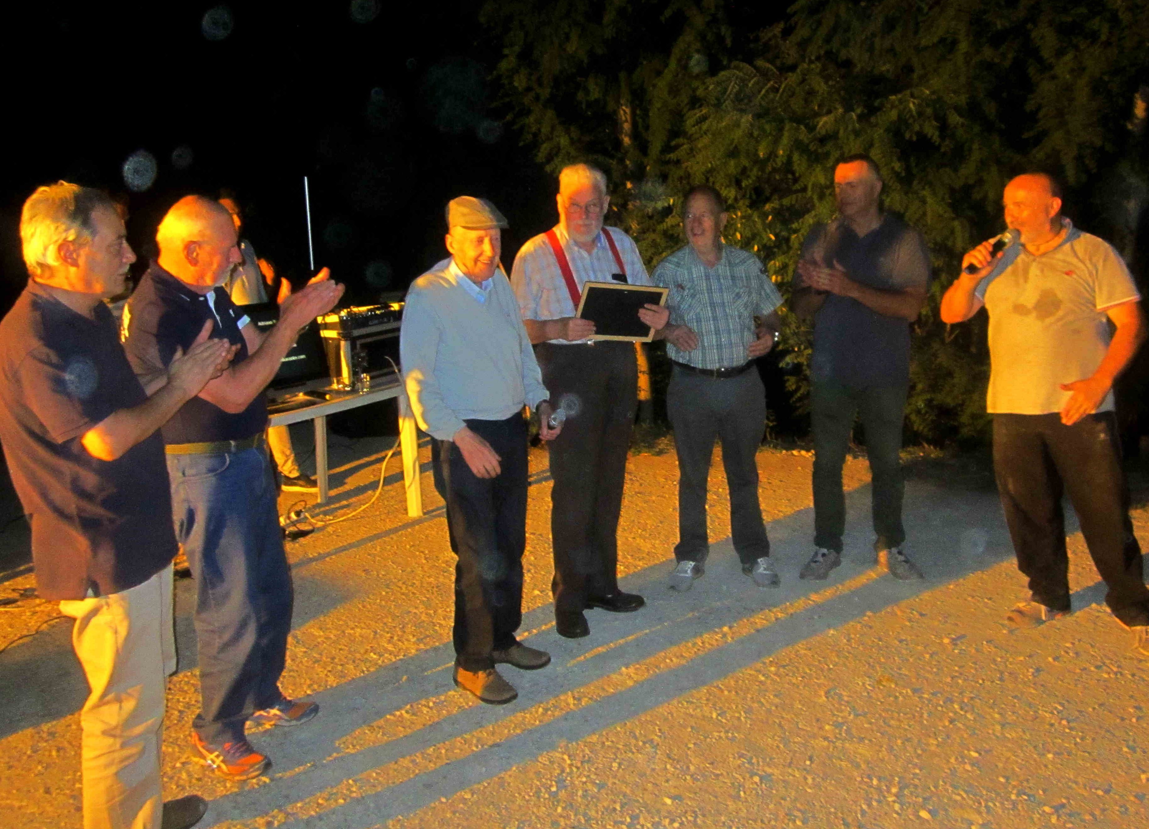 Una targa a Giuliano Giovannini della Box Mugello