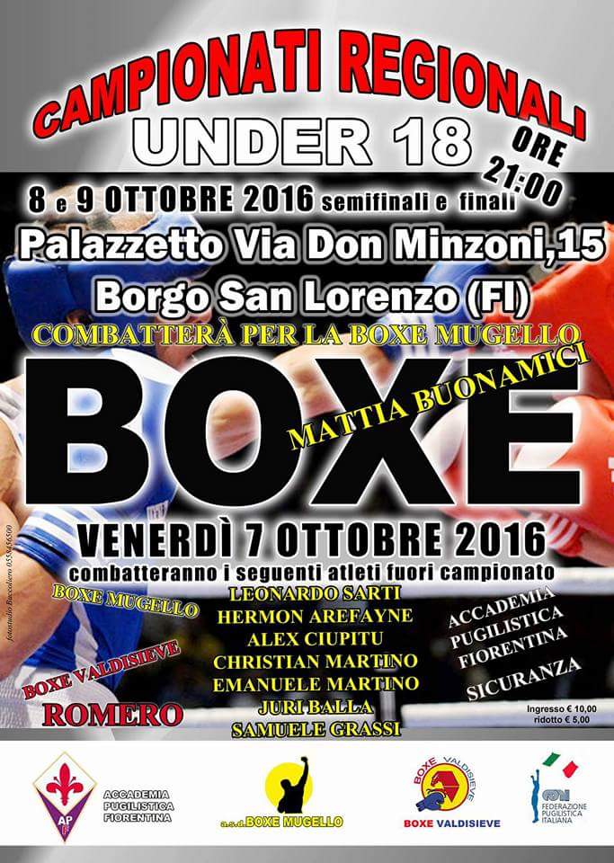 Boxe Mugello. Tre giorni di grande pugilato a Borgo