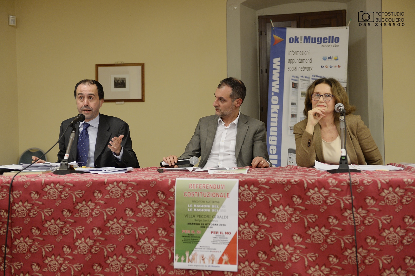 Referendum: Sì o No? Se ne è parlato a Villa Pecori, grazie a OK!Mugello